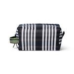 Eco Woven Wash Bag / Small Tote in Jet Black and Grass