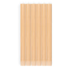 BRITISH COLOUR STANDARD - Khaki Brown Eco Dinner Candles, Set of 6