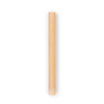BRITISH COLOUR STANDARD - Khaki Brown Eco Dinner Candles, Set of 6