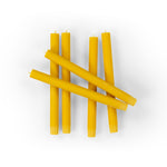 BRITISH COLOUR STANDARD - Bunting Yellow Eco Dinner Candles, Set of 6
