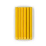 BRITISH COLOUR STANDARD - Bunting Yellow Eco Dinner Candles, Set of 6
