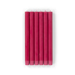 BRITISH COLOUR STANDARD - Medici Crimson Eco Dinner Candles, Set of 6