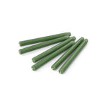 BRITISH COLOUR STANDARD - Emerald Green Eco Dinner Candles, Set of 6