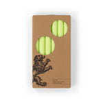 BRITISH COLOUR STANDARD - Chartreuse Green Eco Dinner Candles, Set of 6