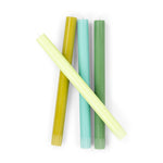 BRITISH COLOUR STANDARD - Mixed Set of 4, Greens and Blues Eco Dinner Candles