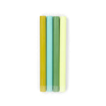 BRITISH COLOUR STANDARD - Mixed Set of 4, Greens and Blues Eco Dinner Candles