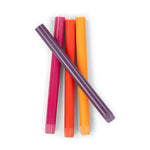 BRITISH COLOUR STANDARD - Mixed Set of 4, Reds and Pinks Eco Dinner Candles