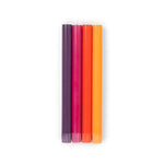 BRITISH COLOUR STANDARD - Mixed Set of 4, Reds and Pinks Eco Dinner Candles
