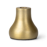Thin Taper Candleholders in Old Gold - Set of 6