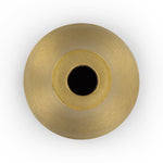Thin Taper Candleholders in Old Gold - Set of 6
