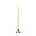 Thin Taper Candleholders in Old Gold - Set of 6