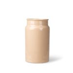Enamel Toliet Brush Holder & Brush in Mushroom