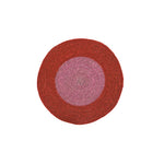 NEW! Seagrass Serving Mat - Guardsman Red and Venetian Pink