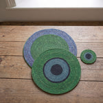 NEW! Seagrass Serving Mat - Turquoise and Beryl Green