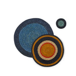 NEW! Seagrass Serving Mat - Pompadour and Midnight Blue