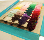 Eco Woven Shopper / Beach Bag in Indian Yellow and Magenta