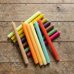 BRITISH COLOUR STANDARD - Emerald Green Eco Dinner Candles, Set of 6