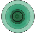 Jade Green Glass Tableware Set Offer - 6 x Dinner Plates, 6 x Side Plates, 6 x Bowls
