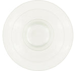 Pearl White Glass Tableware Set Offer - 6 x Dinner Plates, 6 x Side Plates, 6 x Bowls