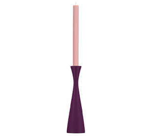 BRITISH COLOUR STANDARD - Tall Doge Purple Wooden Candle Holder