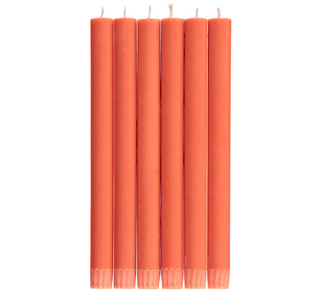 Striped & Solid Dinner Candles