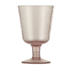BRITISH COLOUR STANDARD Old Rose Handmade Wine Glass