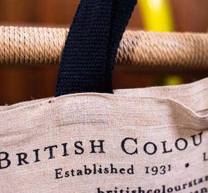 BRITISH COLOUR STANDARD Jute Tote Bag - Free with orders over £50!