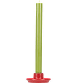 BRITISH COLOUR STANDARD- Small Oriental Red Candleholder