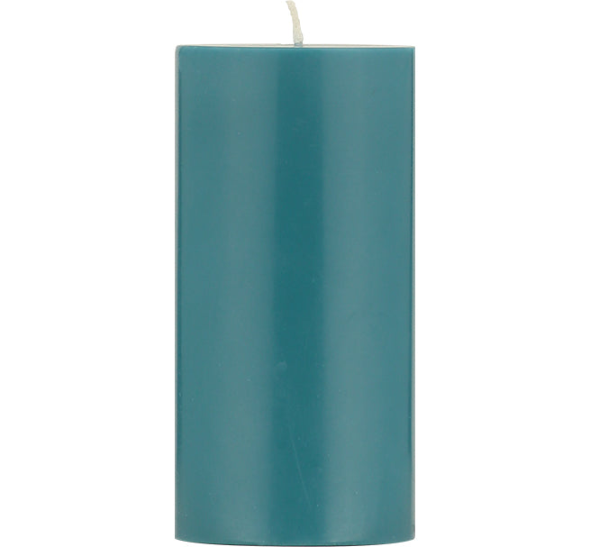BRITISH COLOUR STANDARD - Petrol Blue Eco Pillar Candle