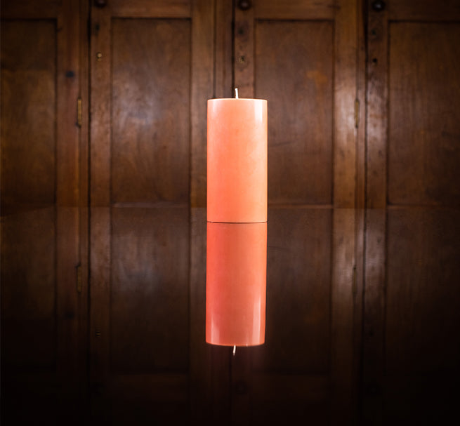BRITISH COLOUR STANDARD - Rust Eco Pillar Candle