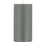 BRITISH COLOUR STANDARD - Gunmetal Grey Eco Pillar Candle, 15cm