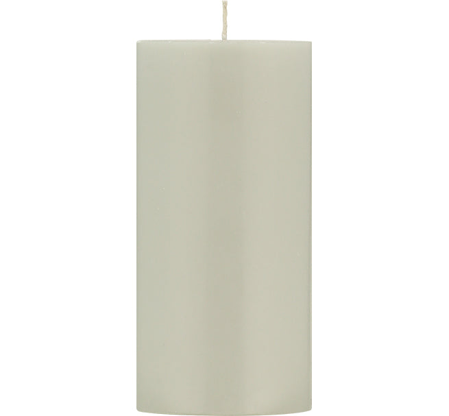 BRITISH COLOUR STANDARD - Gull Grey Eco Pillar Candle, 15cm