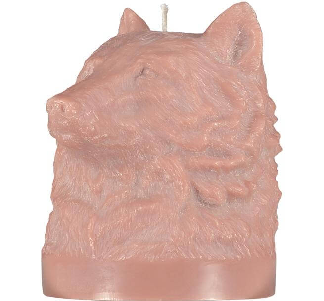 BRITISH COLOUR STANDARD - Old Rose Wolf Head Candle