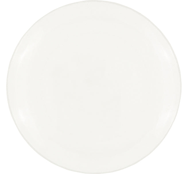 BRITISH COLOUR STANDARD -  Pearl White Handmade Large Dinner Plate