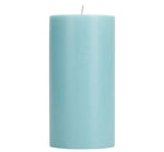 BRITISH COLOUR STANDARD - Powder Blue Eco Pillar Candle, 15cm