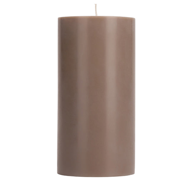 BRITISH COLOUR STANDARD - Fawn Eco Pillar Candle, 15cm