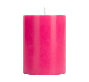 BRITISH COLOUR STANDARD - Neyron Rose Eco Pillar Candle, 10cm