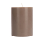 BRITISH COLOUR STANDARD - Fawn Eco Pillar Candle, 10cm