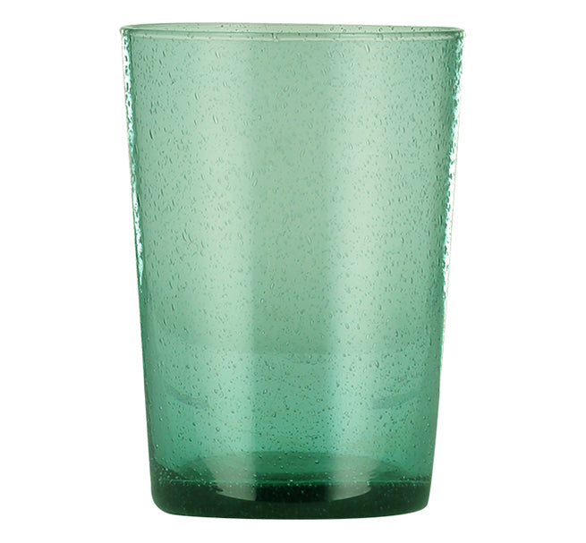 BRITISH COLOUR STANDARD - Jade Green Handmade Glass Tumbler