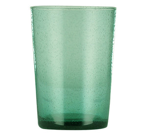 BRITISH COLOUR STANDARD - Jade Green Handmade Glass Tumbler