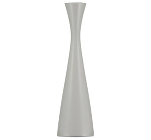 BRITISH COLOUR STANDARD - Tall Gull Grey Candleholder