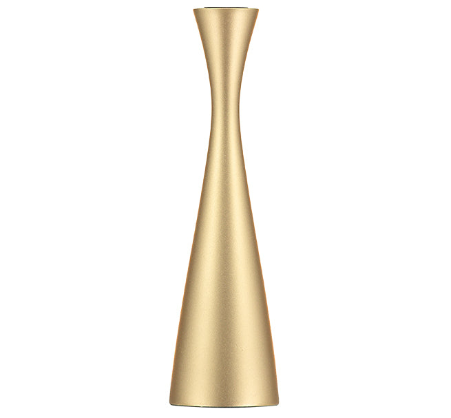 BRITISH COLOUR STANDARD - Tall Old Gold Candleholder