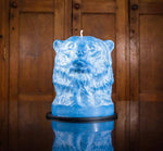 BRITISH COLOUR STANDARD - Saxe Blue Bear Head Candle