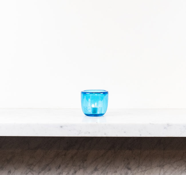 Handmade Medici Blue  x 1 Tealight