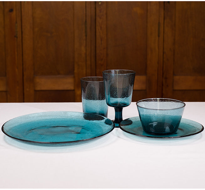 BRITISH COLOUR STANDARD - Mineral Blue Handmade Large Dinner Plate