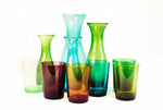 BRITISH COLOUR STANDARD Colourful Hand Blown Bubble Glass Collection made from recycled glass