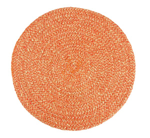 British Colour Standard Jute Placemat Tangerine 