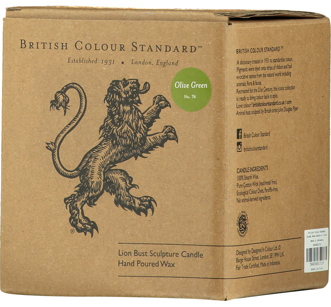 BRITISH COLOUR STANDARD - Neyron Rose Lion Head Candle