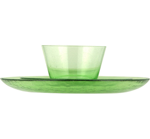 BRITISH COLOUR STANDARD - Malachite Green Handmade Glass Tumbler