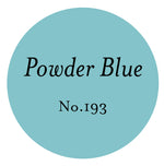 BRITISH COLOUR STANDARD - Powder Blue Eco Dinner Candles, 6 per pack